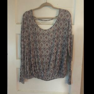 Free People Open Back Top